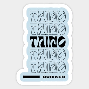 Taino Retro Font Sticker